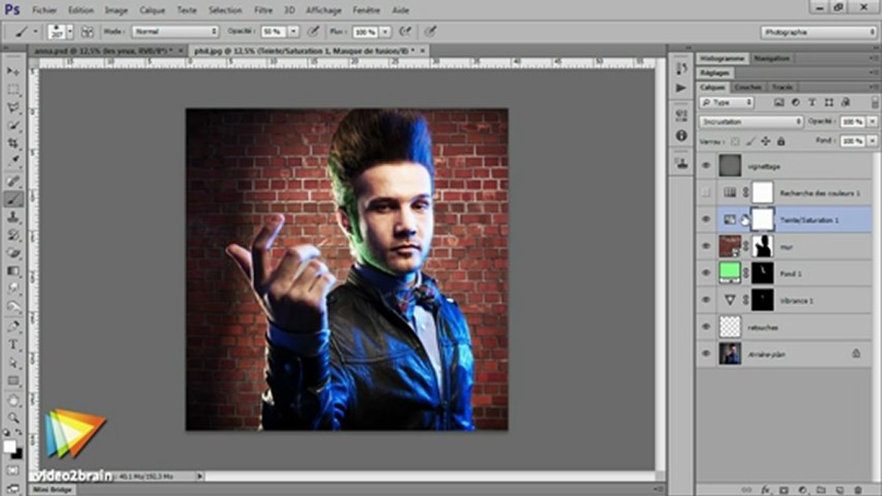 video2brain -  Atelier pratique avec Photoshop : La retouche de portrait