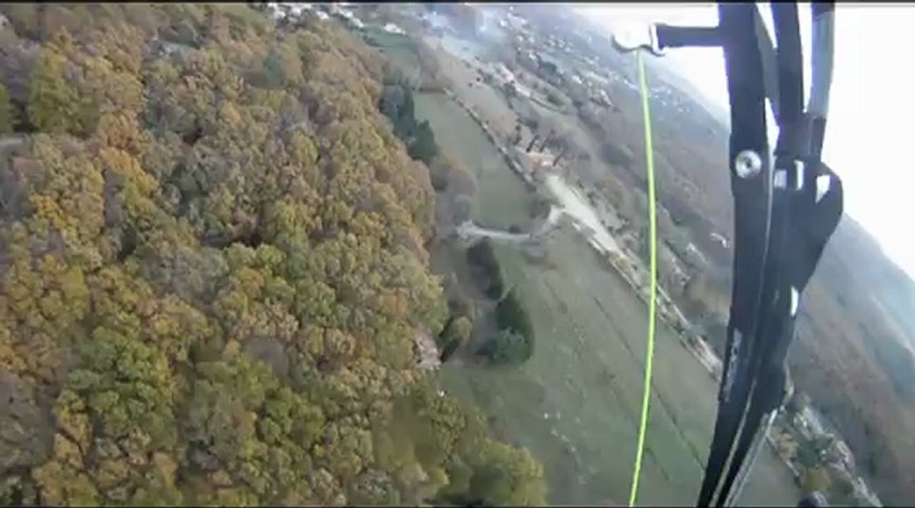 PARAPENTE 11.12.12 st valier premier face voile. CHRIS. JV. JEROME