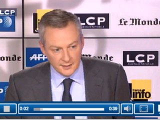 Reportages : Bruno Le Maire : "Hollande n'est pas l'homme du moment."