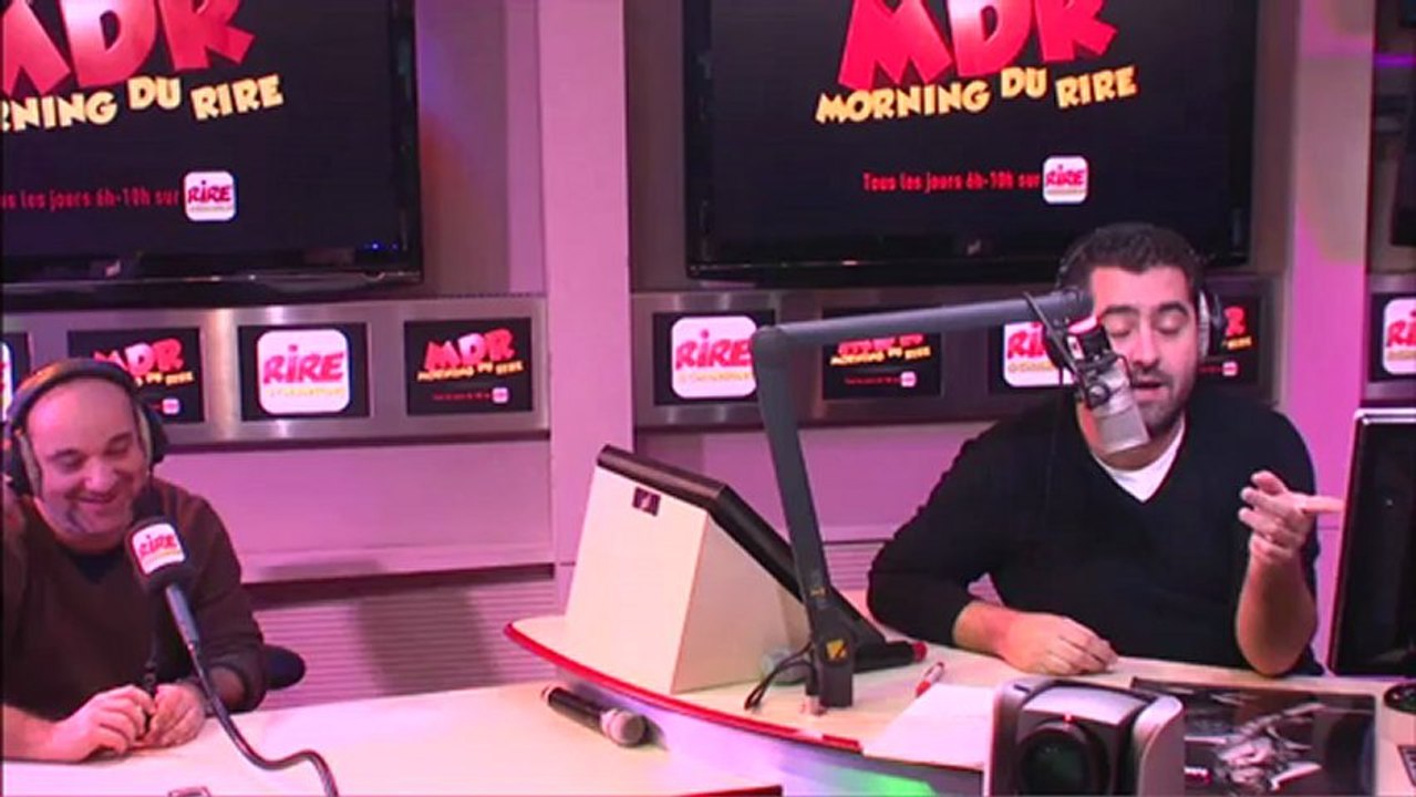 Clara Morgane joue au bouche-trou dans MDR, le Morning Du Rire sur RIre & Chansons