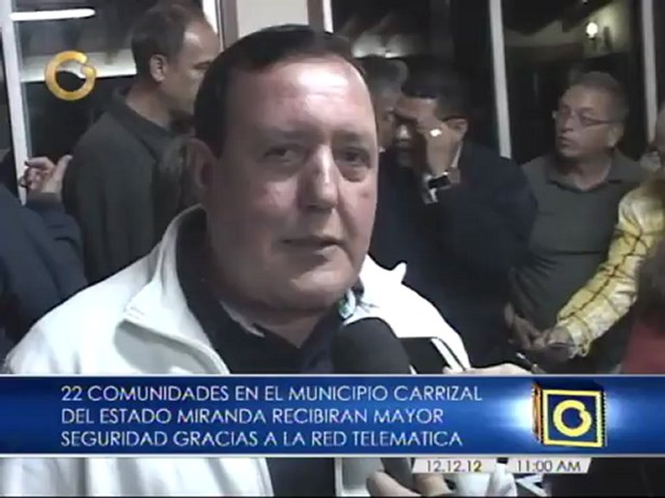 Comunidades de Carrizal recibirán mayor seguridad gracias a la red Telematica