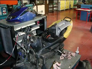 Scooter essai en sortie d'atelier "remise en état"