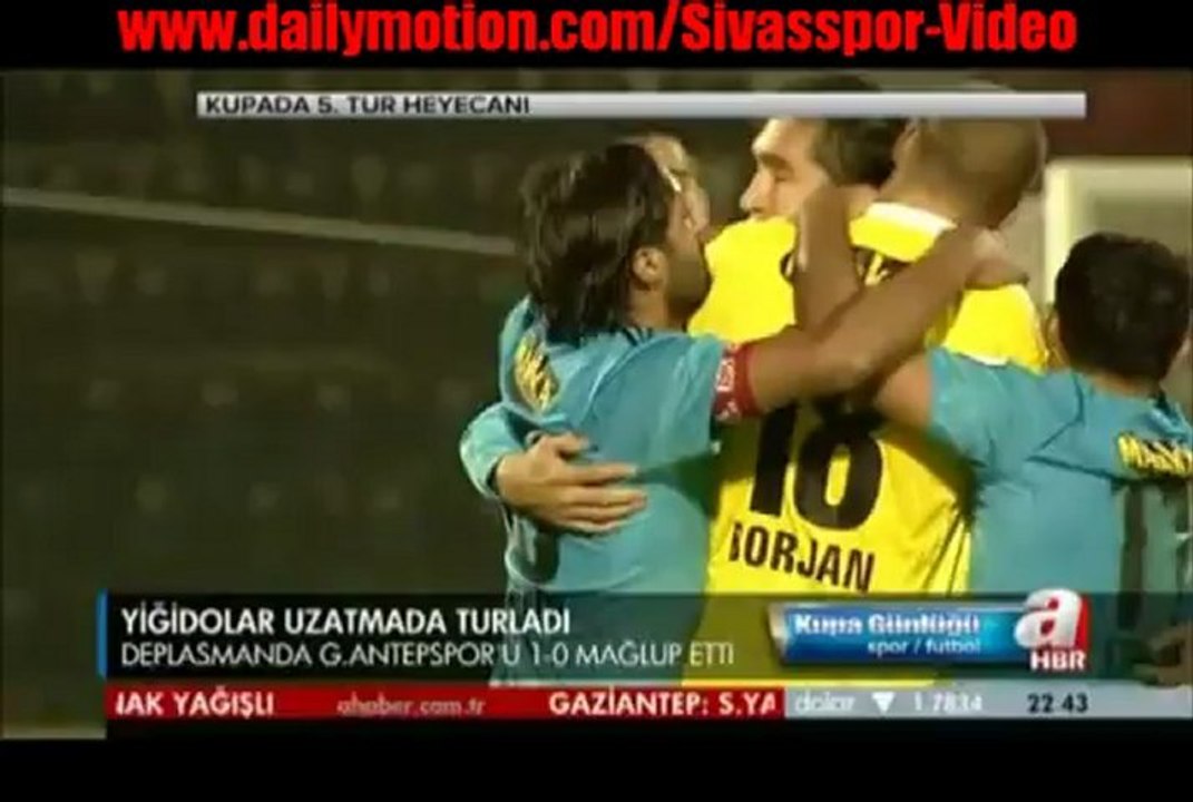 ZTK Gaziantepspor 0 - 1 Sivasspor Özet