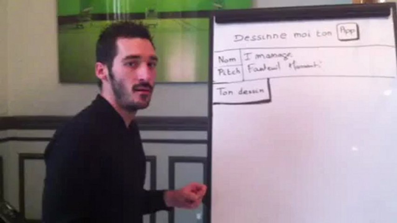 Dessine moi ton app imassage