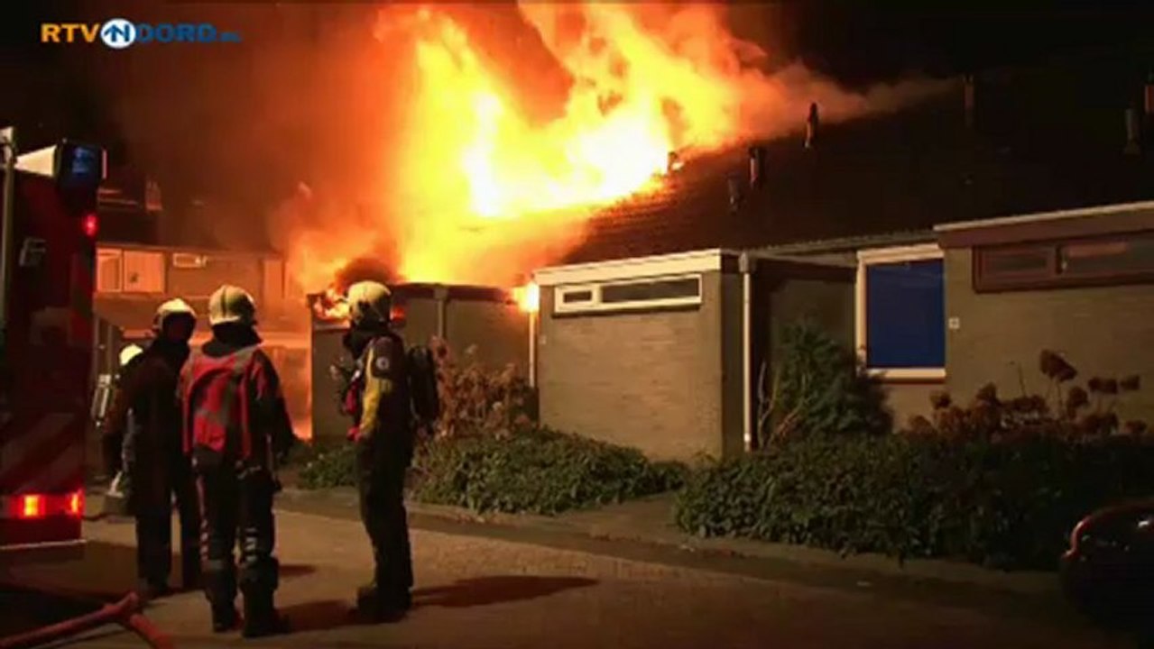 Dode bij woningbrand in Muntendam - RTV Noord