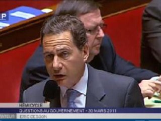 Reportages : Déclaration d'Eric Besson lors des questions au gouvernement.