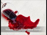 How to Remove Red Wine Stains