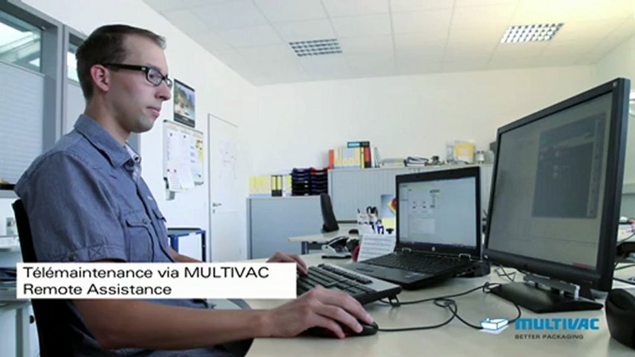 Machine de conditionnement avec interface HMI