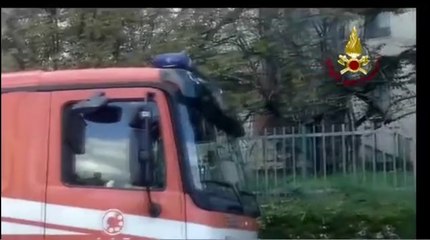 Cerisano (CS) - Scoppio a seguito di una fuga di gas 2 (07.12.12)