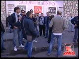 Torre Annunziata (NA) - Protesta dipendenti Eav (live 22.11.12)