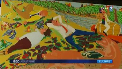Portrait de l'artiste bordelais Isidore Krapo