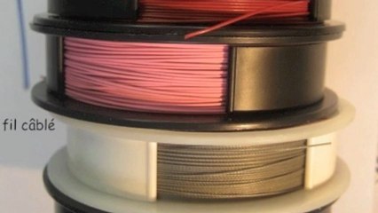 Comment faire un collier 3 rangs avec du fil câblé?