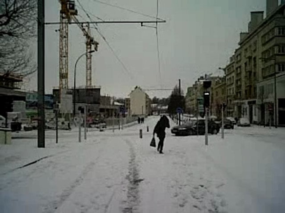Caen sous la neige - Decembre 2012