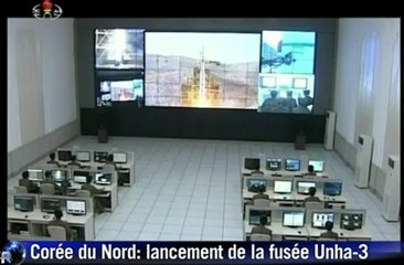 La TV nord-coréenne montre le lancement de la fusée