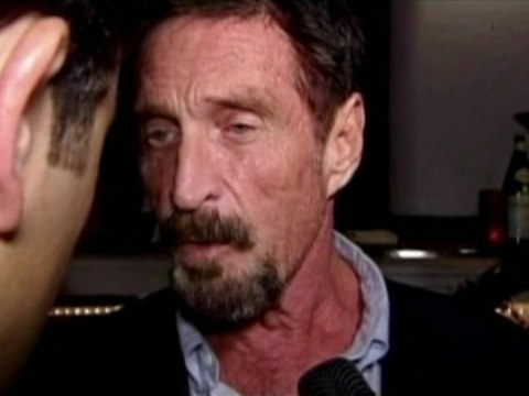 Tycoon McAfee in U.S. after deportation