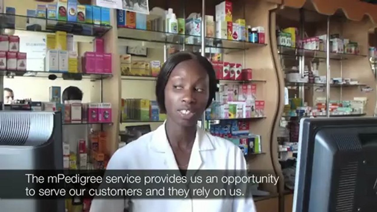 1393 a service to confirm instantly the origin of a drug in Kenya wit mPedigree