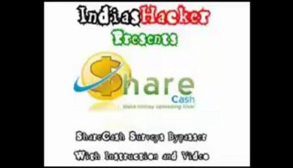 NEW sharecash survey bypasser 2012 link updated [Update 2012 ]