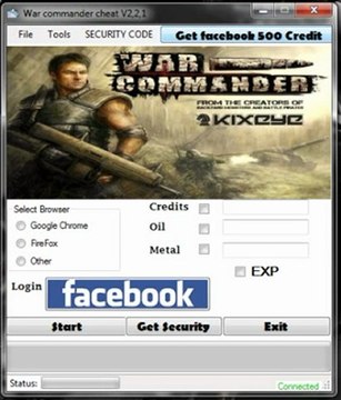 War Commander hacking tools cheat works 100%
