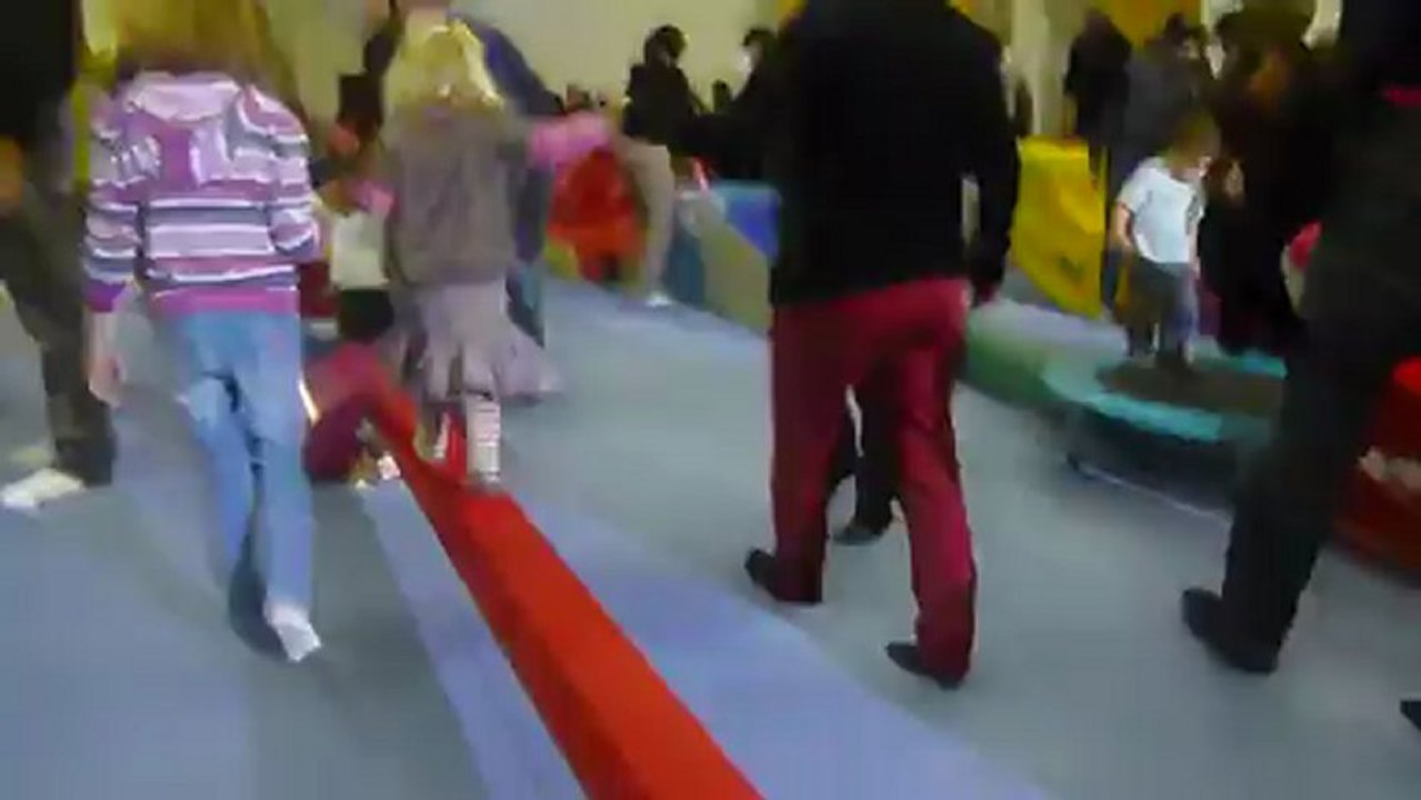 Blanche au noël de la gym