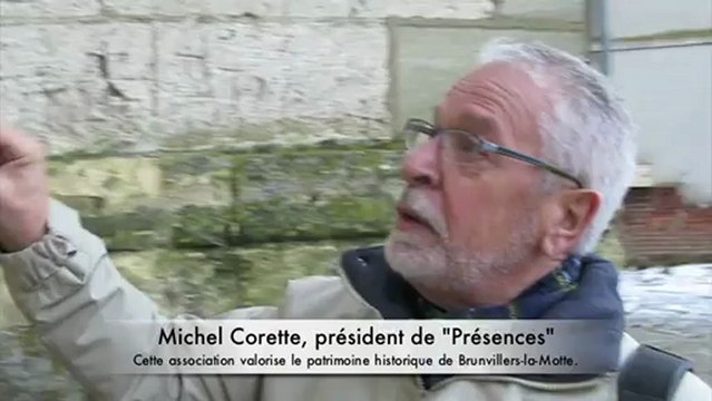 Brunvillers-la-Motte: l'église Saint-Michel, étape autrefois pour les chemins de Saint-Jacques de Compostelle