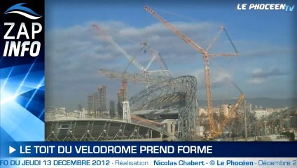 Zap Info : le toit du Vel prend forme !