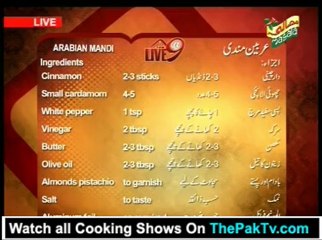 Live At 9 With Chef Gulzar - 13th December 2012 - Part 1