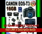 Canon EOS Rebel T3 12.2 MP CMOS Digital SLR with 18-55mm IS II Lens (Black)   Canon EF 75-300mm f/4-