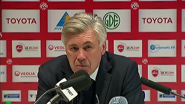 Conférence de presse Valenciennes FC - Paris Saint-Germain : Daniel SANCHEZ (VAFC) - Carlo ANCELOTTI (PSG) - saison 2012/2013