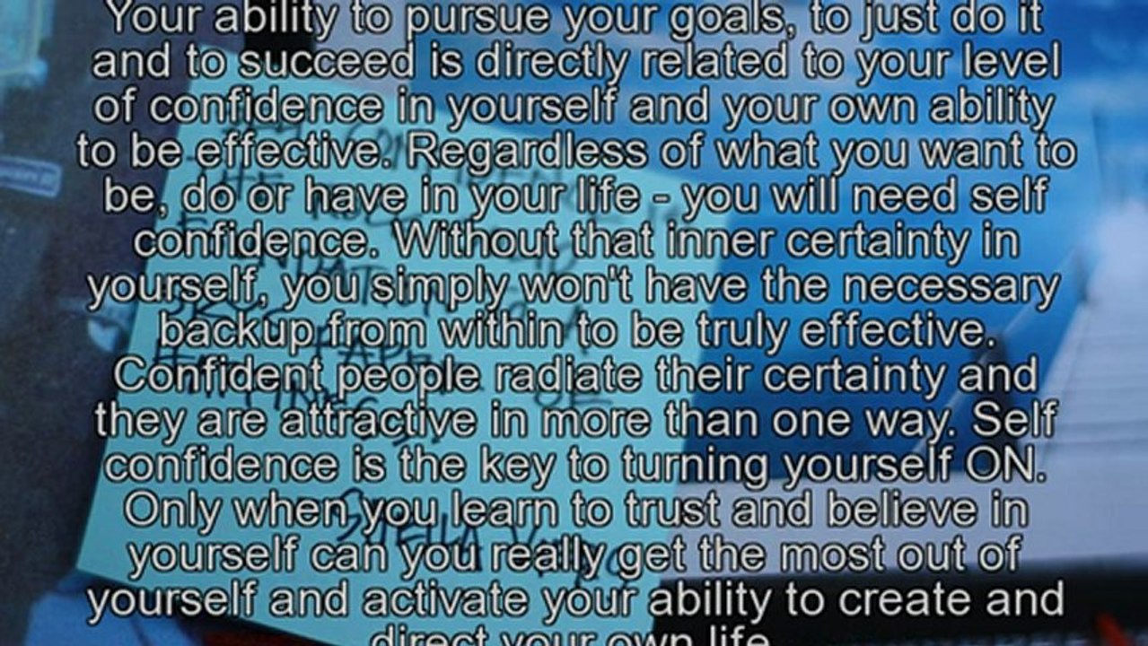 How to Build Your Self Confidence