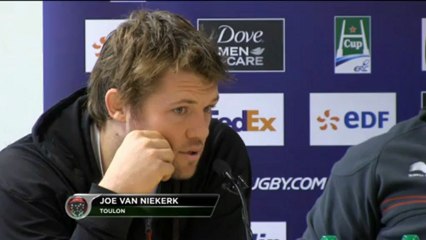 Toulon - Van Niekerk : "Prendre 5 points"