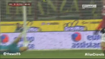 Pazzini Goal Against Reggina - Tim Cup 13-12-2012