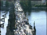Praha,Musikalische Reise in Praha ,Karls Brücke - Tschechoslowakei