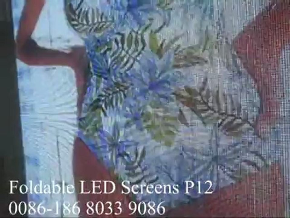 foldable led display with folded design mail:info@ledaliveshow.com