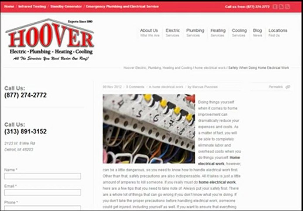 Safety when doing home electrical work