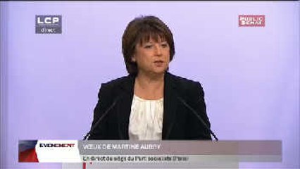Évènements : Les voeux de Martine Aubry pour l'année 2011