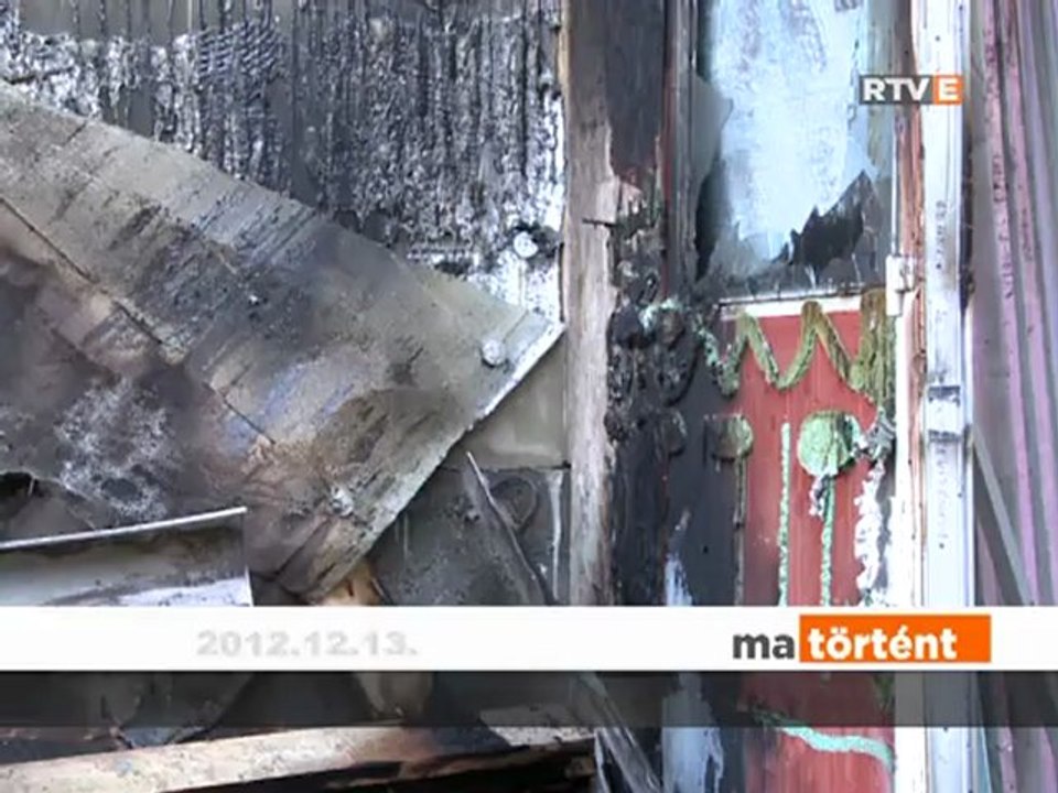 Ma történt Kigyulladt egy családi ház Esztergomban 2012.12.13