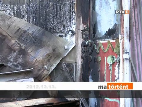 Ma történt Kigyulladt egy családi ház Esztergomban 2012.12.13