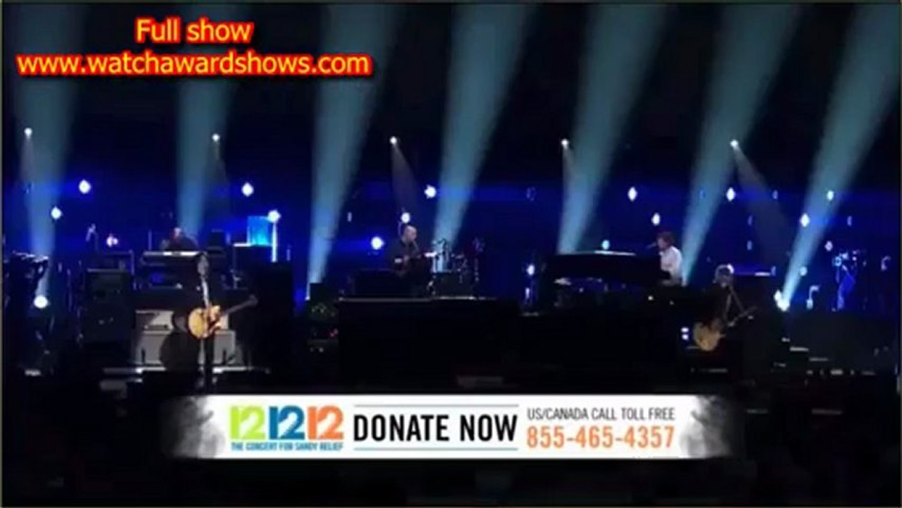 121212 concert  Paul McCartney performance