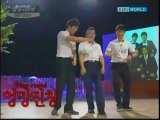Twin's  Family(Lee Sang Min & Lee Sang Ho with His Father's)  in Audition Family  Choir Qualifications of Men
