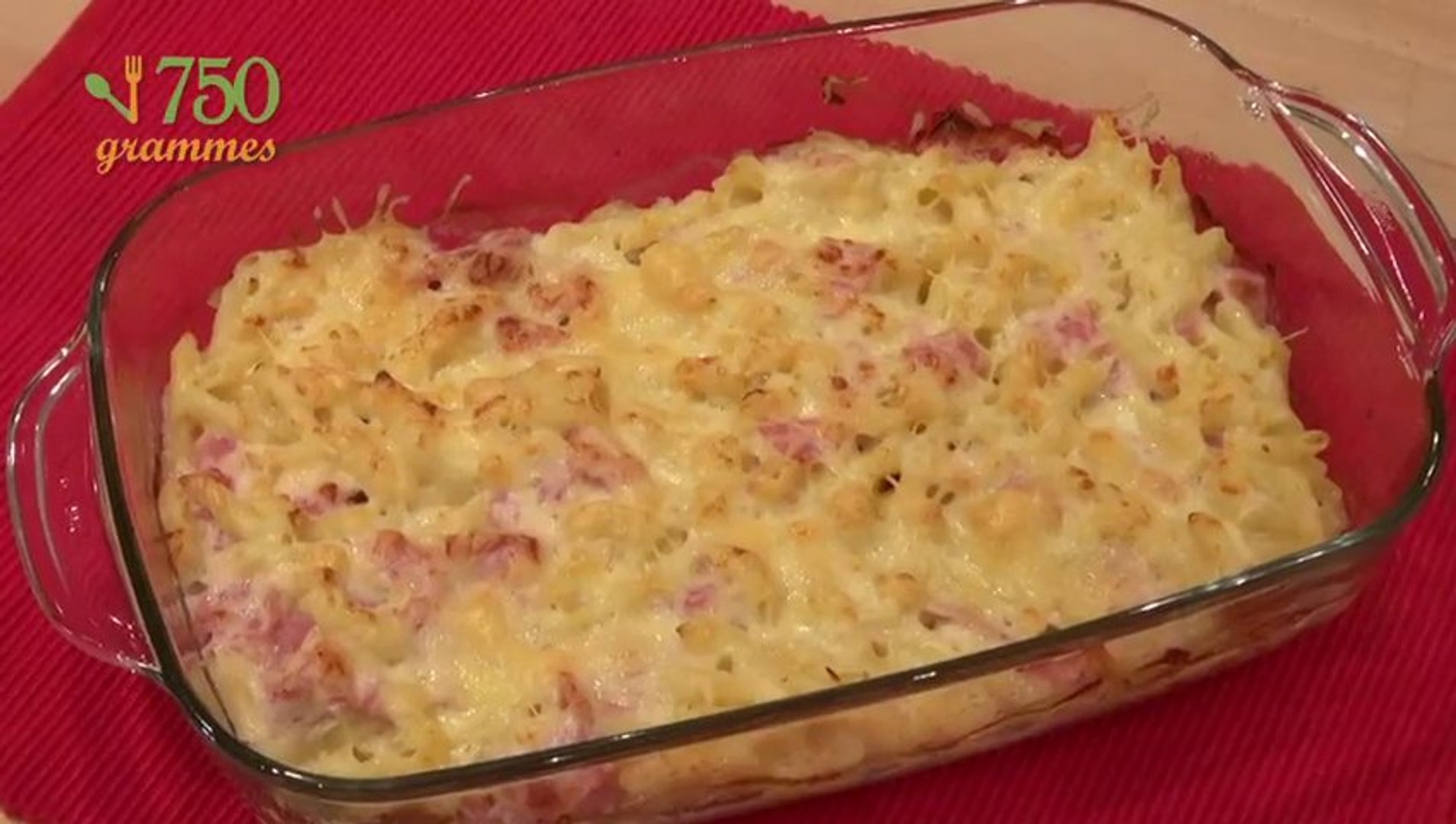 Gratin De Pates Au Jambon 750 Grammes Video Dailymotion