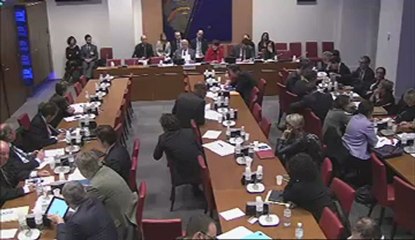 Intervention en commission - audition Michel Sapin