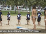 Swatch Girls Pro Surfing China 2012: Kids' Surf Lesson with the Stars