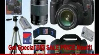 Canon EOS Rebel T2i 18 MP CMOS APS-C Digital SLR Camera with EF-S 18-55mm f/3.5-5.6 IS II Zoom Lens & EF 75-300mm f/4-5.6 III Telephoto Zoom Lens + 16GB Deluxe Accessory Kit! .