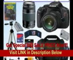 Canon EOS Rebel T2i 18 MP CMOS APS-C Digital SLR Camera with EF-S 18-55mm f/3.5-5.6 IS II Zoom Lens & EF 75-300mm f/4-5.6 III Telephoto Zoom Lens   16GB Deluxe Accessory Kit! .