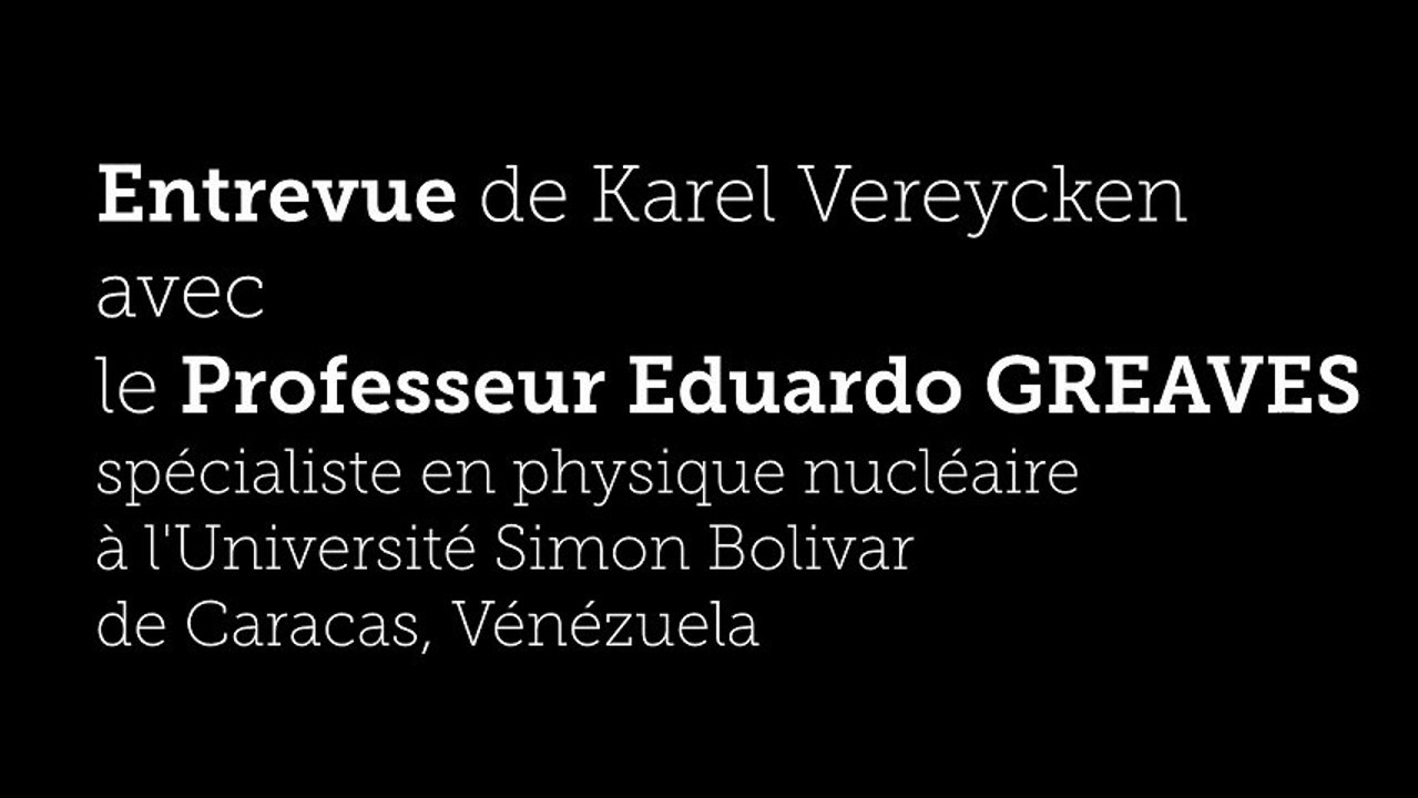 Eduardo Greaves : la transition énergétique passera par le thorium