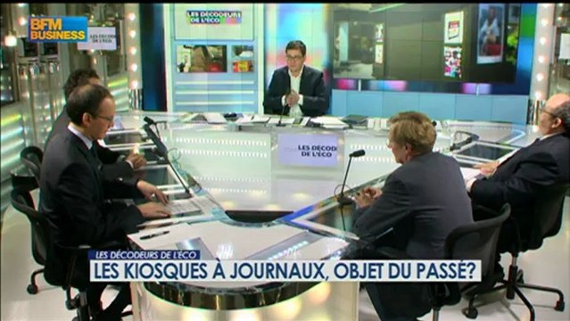13/12 BFM : Les décodeurs de l'éco - Les kiosques à journaux, objet du passé ? 3/5