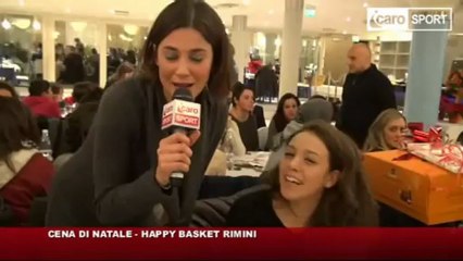 Icaro Sport. La cena di Natale dell'Happy Basket Rimini