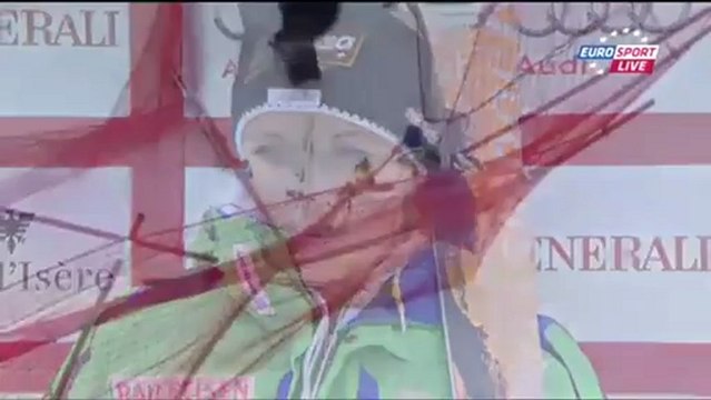 La chute spectaculaire de Lindsey Vonn dans la descente de Val d'Isère