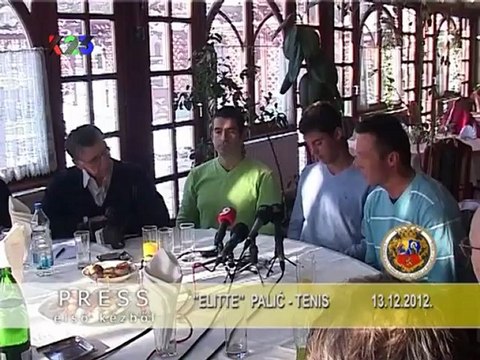 K23TV - Press iz prve ruke - Elitte Palić, tenis - 13. decembar 2012.