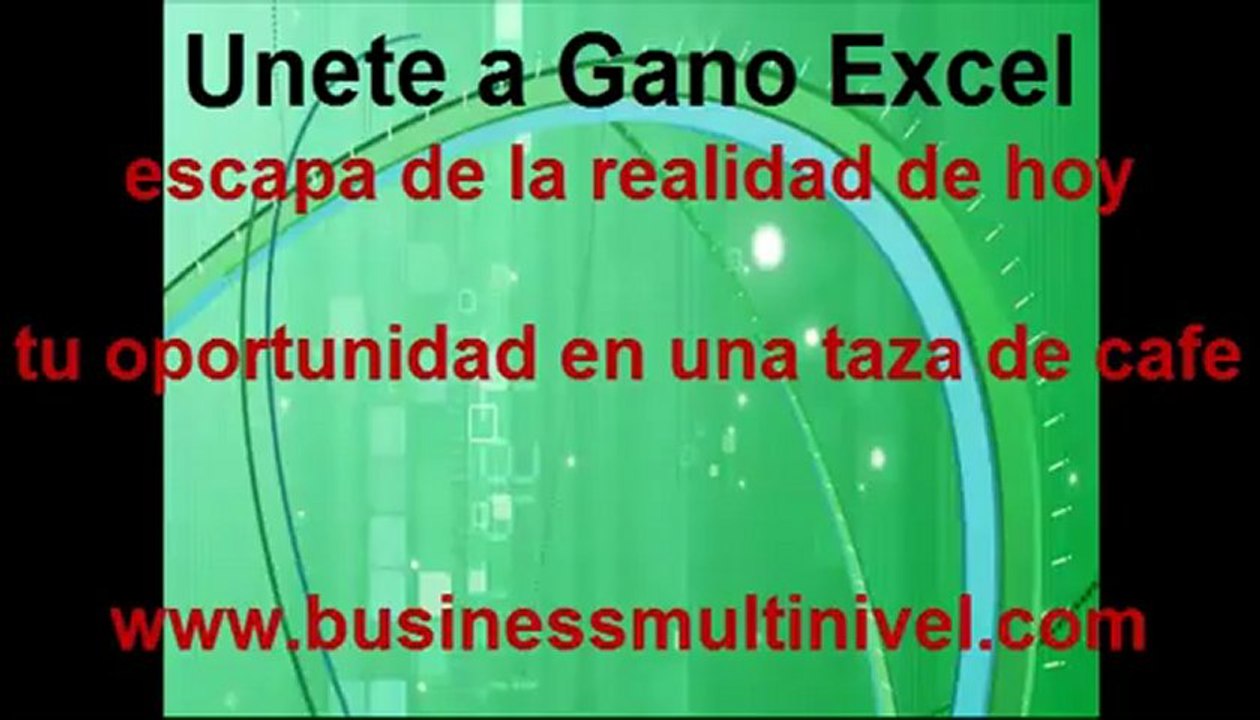 Oportunidad de negocio Gano Excel España